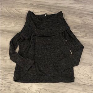 Off shoulder sweater